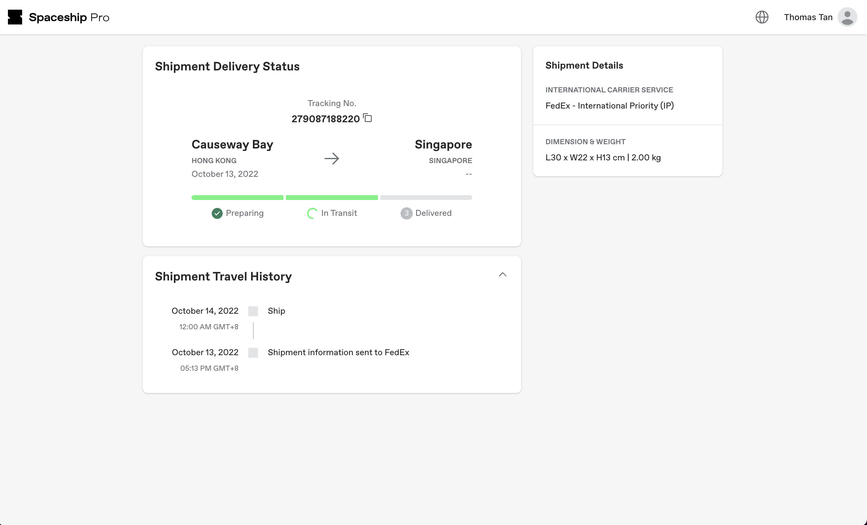 Shipments - Tracking Your Shipments